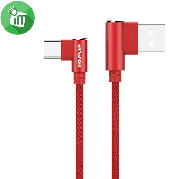 Awei CL-33 Type-C 2.4A Fast Charging Data Cable (1200mm)