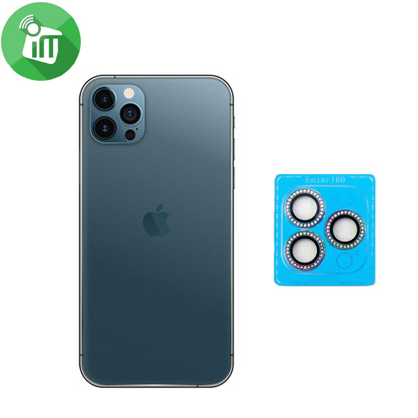 KuZoom SAPPHIRE Crystal Drill Camera Lens Glass Screen Protector For iPhone