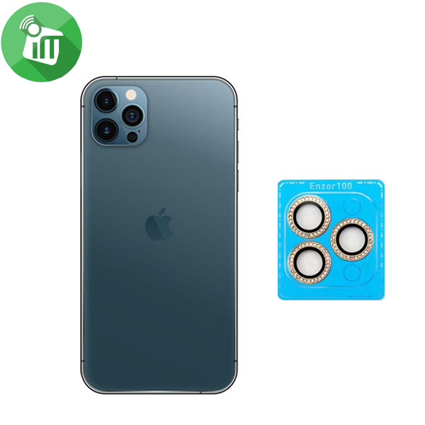 KuZoom SAPPHIRE Crystal Drill Camera Lens Glass Screen Protector For iPhone