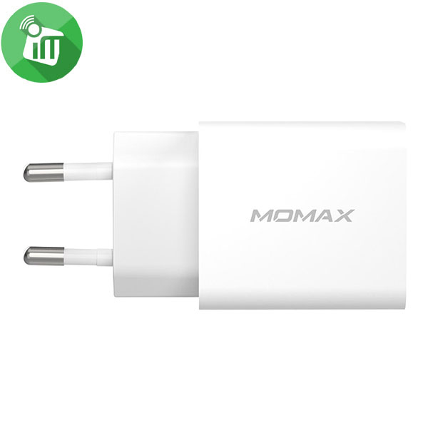 MOMAX One Plug 20W Dual-Port Fast Charging Adapter