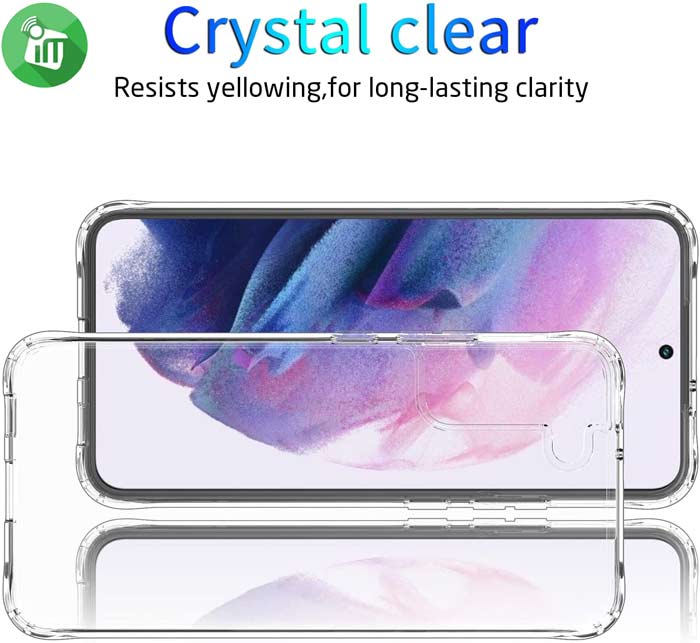 Rock Crystal Series Protection Hard Case For Samsung Galaxy S22 Plus