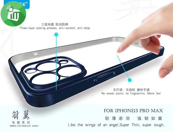 j-Case Phantom Series Matte Hard Lens Protection Case For iPhone 13 Pro