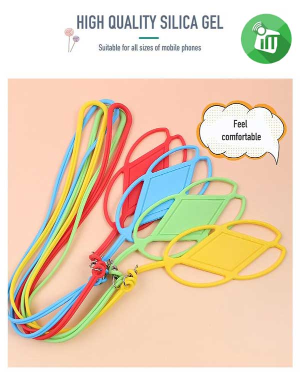 Phone Lanyard Neck Strap Universal Silicone Case