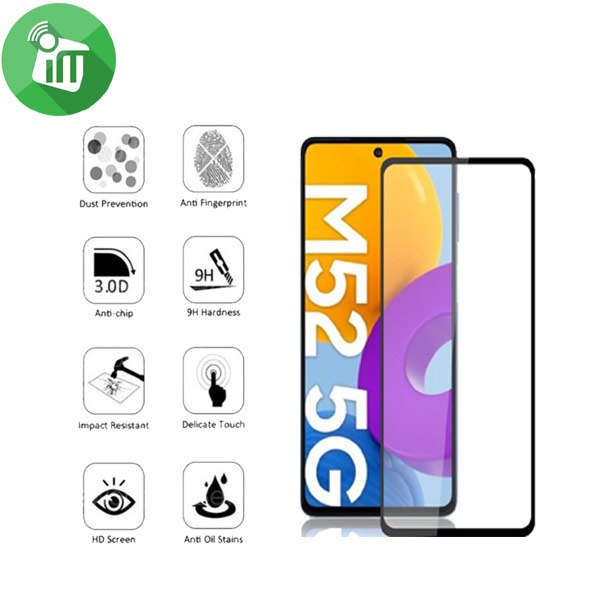 Screen Protector 2.5D Full Glue Full cover Tempered Glass For Samsung Galaxy M52 5G