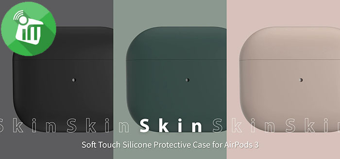 Switcheasy Skin Soft Touch Silicone Protective Case For AirPods 3