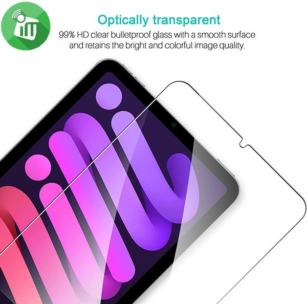 VMAX Tempered Glass Screen Protector 0.33MM 2.5D Normal Series For iPad mini 6 (2021)