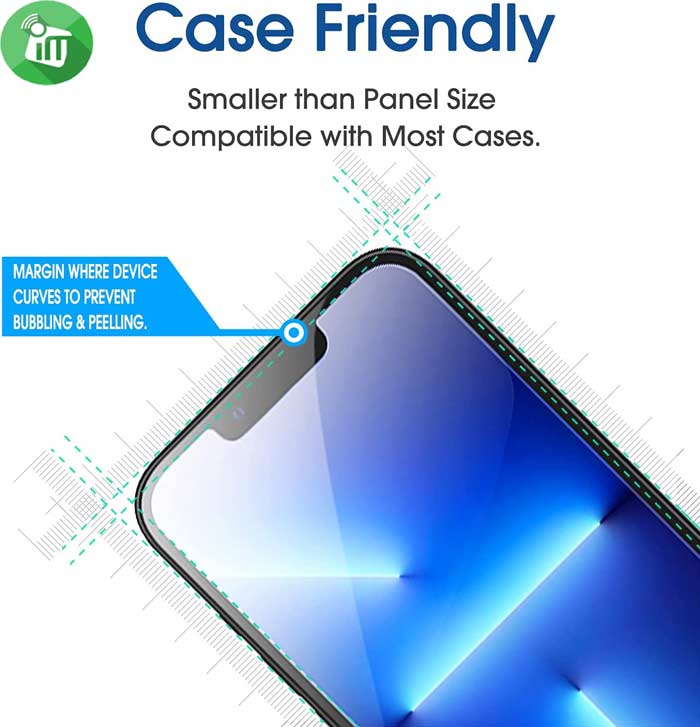 mocolo Glass Panels Premium Tempered Screen Protector For iPhone 13 mini