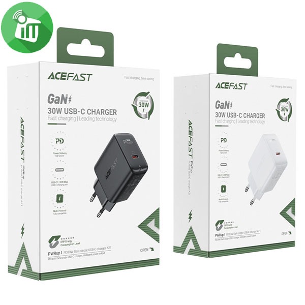 ACEFAST A21 PD 30W GaN Fast Wall Charger