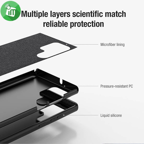 Nillkin CamShield Silky Magnetic Silicone Case Samsung Galaxy S22 Ultra