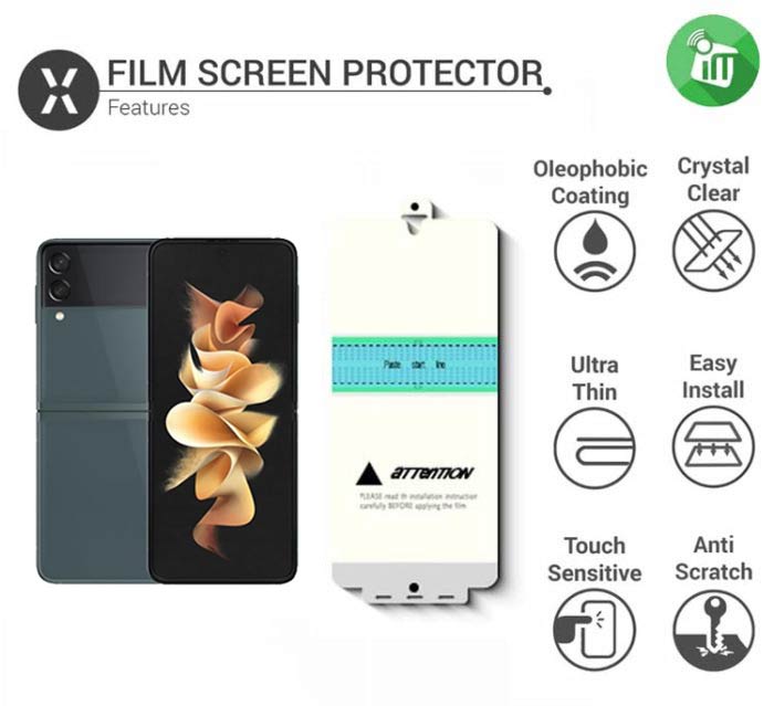 VMAX Invisible Film 5.0 Full Coverage TPU SCREEN PROTECTOR For Samsung Galaxy Z Flip3
