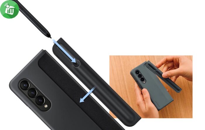 Going Green Simply doing our share. The Galaxy Z Fold4 Standing Cover with Pen contains UL-certified post-consumer recycled content.*