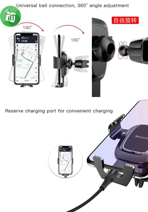 Yesido C71 Air Vent Gravity Car Holder