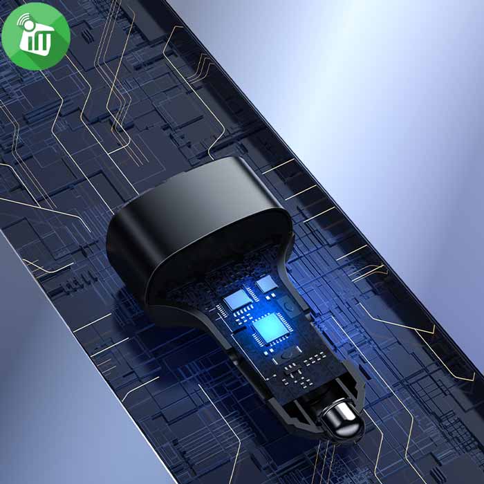 Yesido Y47 49W 3 Ports Type-C Fast Car Charger