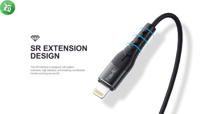 Havit RH14 USB-C To Lightning Nylon Braided Cable PD 20W (1.2m)