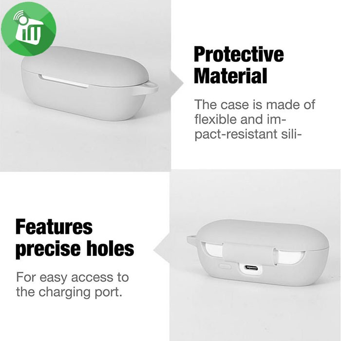 Pod Pocket Silicone Cover For OnePlus Buds Z2 with Keychain