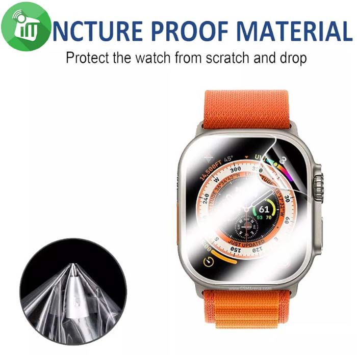Vmax Invisible Film 5.0 Full Coverage TPU SCREEN PROTECTOR For iWatch Ultra 49mm