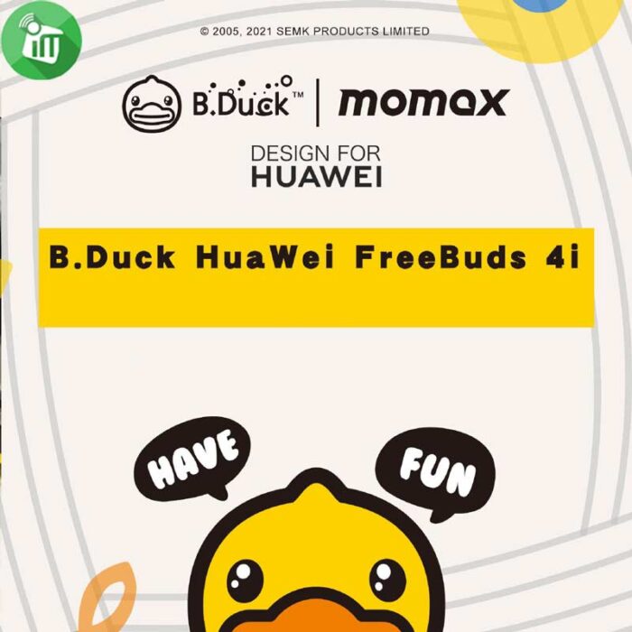 MOMAX B.Duck Silicone Case For Huawei Freebuds 4i