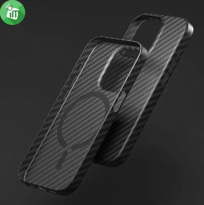 MOMAX Carbon Magnetic Hard Case For iPhone 14 Pro Max