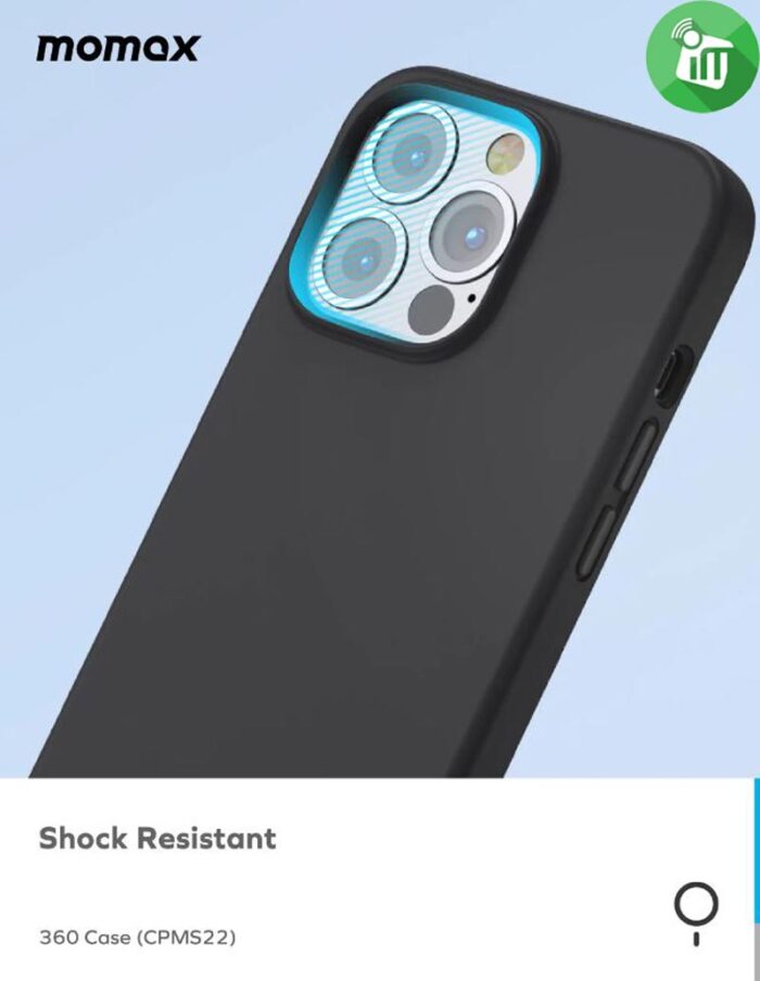 MOMAX Silicone Case Magnetic TPU Back Cover For iPhone 14 Pro Max