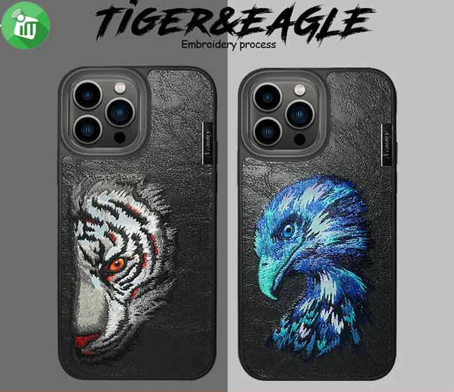 Nimmy Embroidery Series Hard Case For iPhone 14 Pro Max