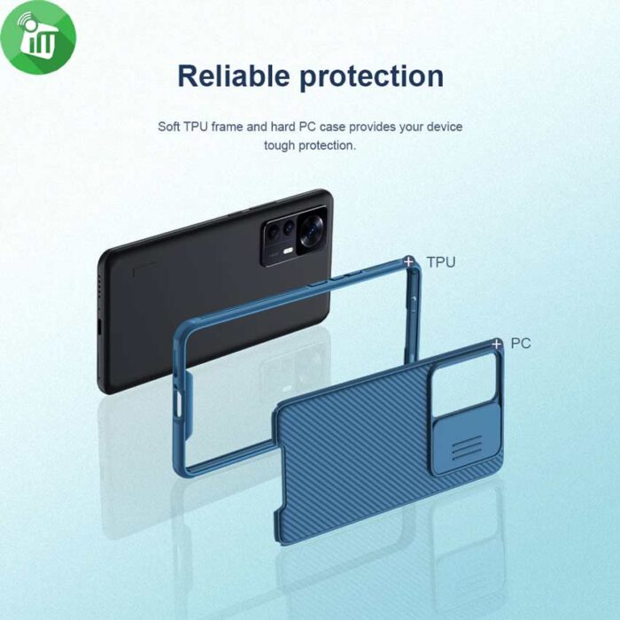 Nillkin CamShield Pro Case Xiaomi 12T/12T Pro/Redmi K50 Ultra