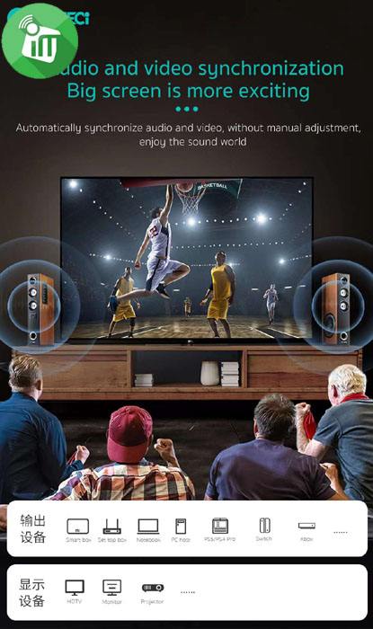 COTEetCI Aluminum Alloy Shell Dual HDMI 8K60Hz Braided Cable (1M)