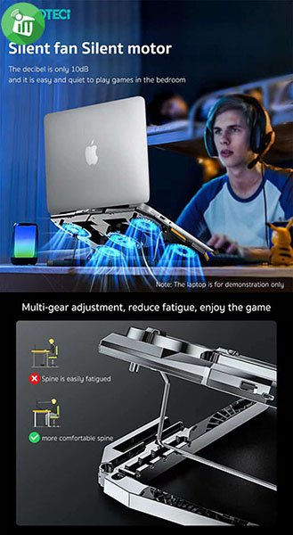 COTEetCI SD-47 Laptop Gaming Cooler Air Pad