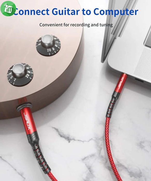 JSAUX 3.5mm to 6.35mm Stereo Audio Nylon Braided Cable (6M)