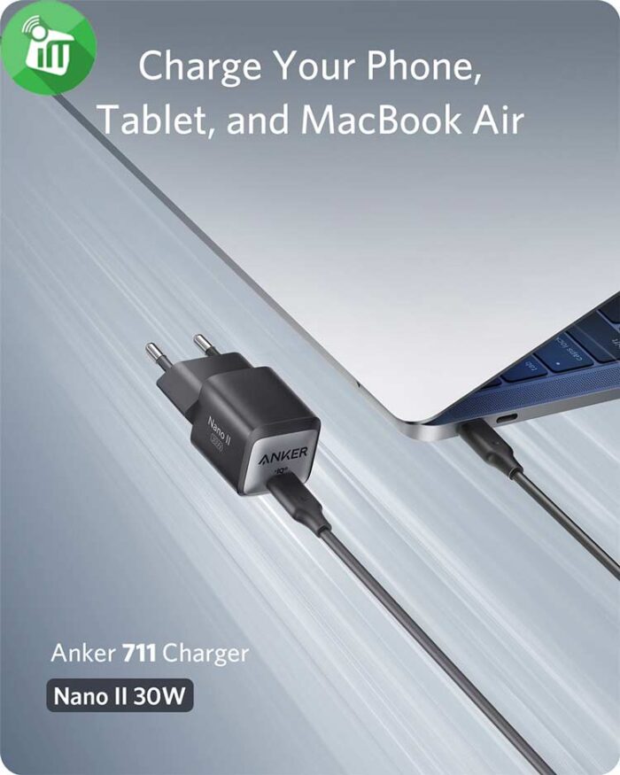 Anker A2146 711 Charger Nano II 30W Wall Charger Adapter