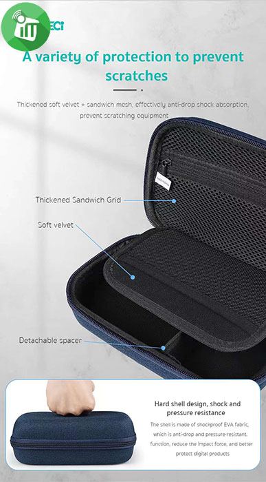 COTEetCI EVA Anti-collision Accessories Storage Box