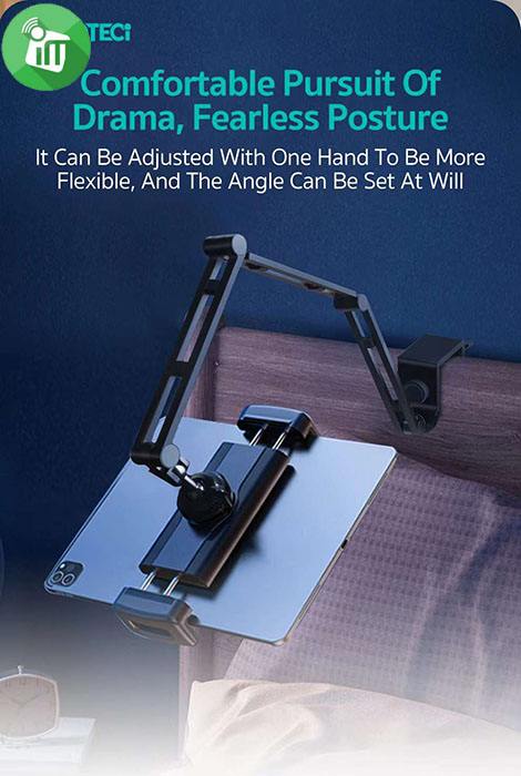 COTEetCI SD-57 Aluminum Telescopic Arm Tablet Stand Holder