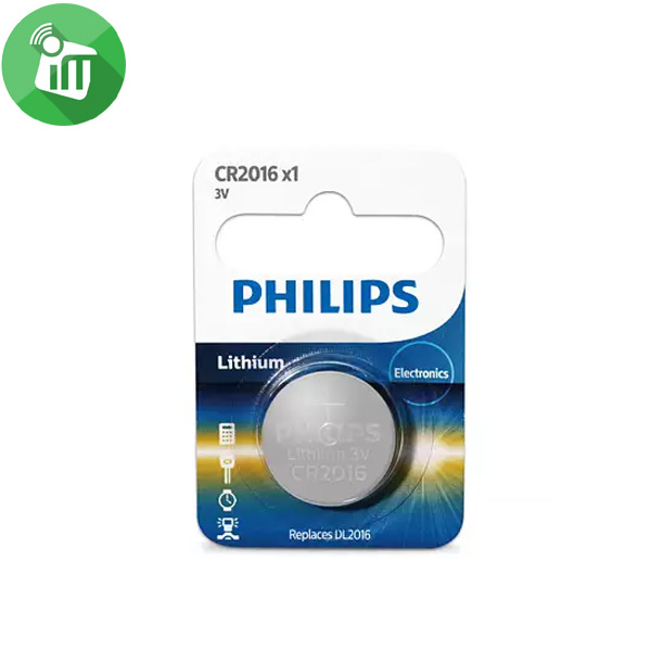 Philips Lithium Battery CR2016 – 3V 1PCS