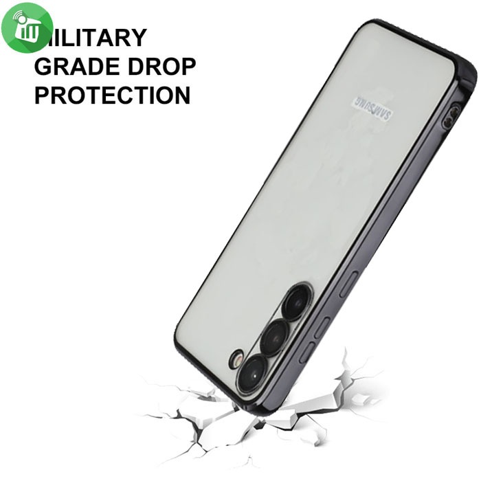 j-Case Classic Series Crystal TPU Lens Protection Case Samsung Galaxy S23