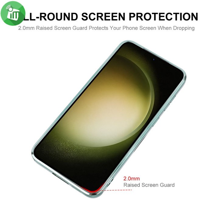 j-Case Magnetic Series Classic Crystal TPU Lens Protection Case For Samsung Galaxy S23