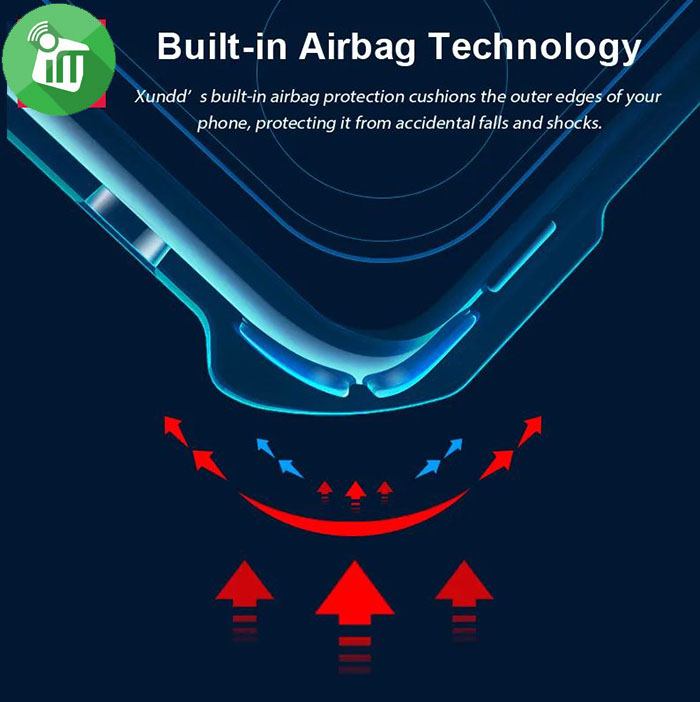 Xundd Beatle Series Lens Protection Case For Xiaomi Redmi Note 12 Pro Plus