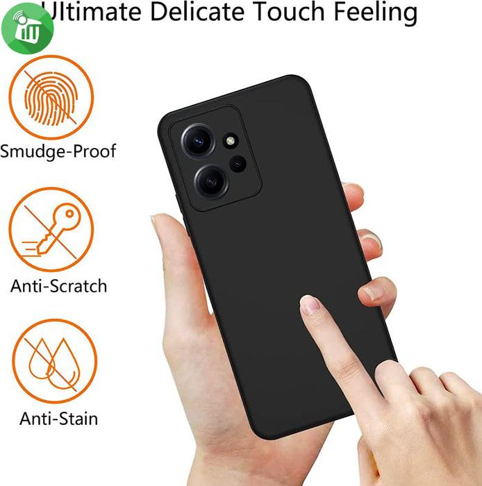 j-Case Matte Silicone TPU Case For Xiaomi Redmi Note 12 4G