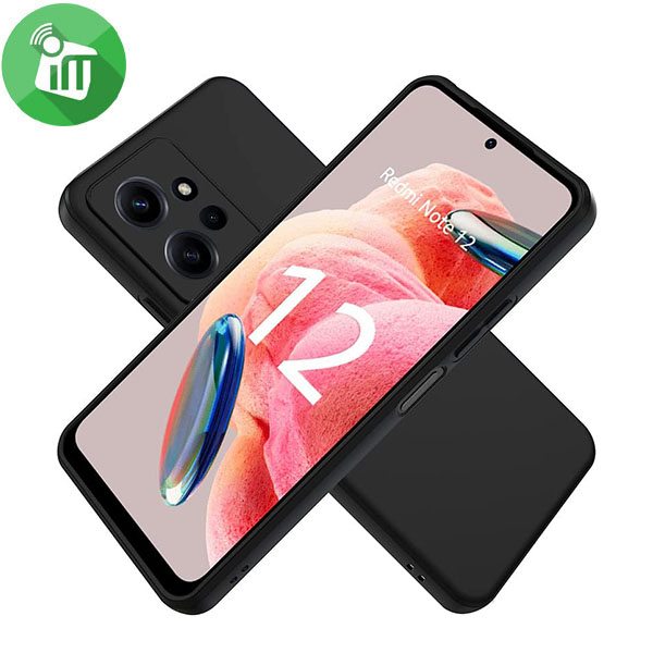 j-Case Matte Silicone TPU Case For Xiaomi Redmi Note 12 4G