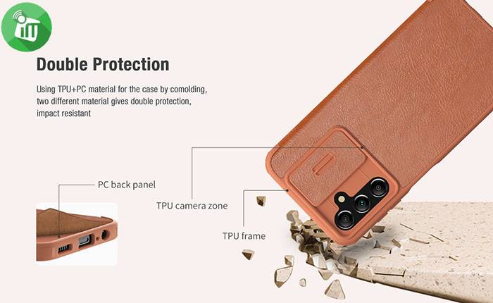 Nillkin Qin Pro Series Leather Case Samsung Galaxy A24 4G 