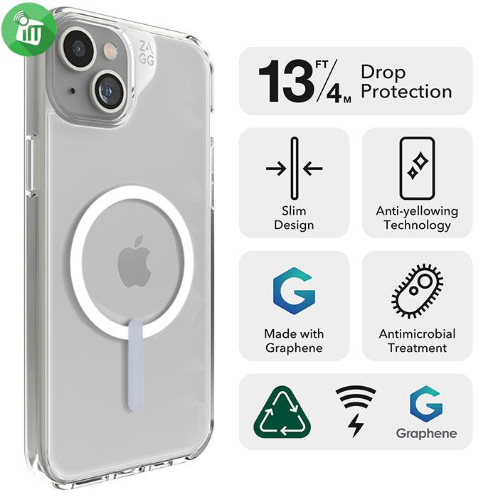 Zagg Crystal Palace Snap Case iPhone 15