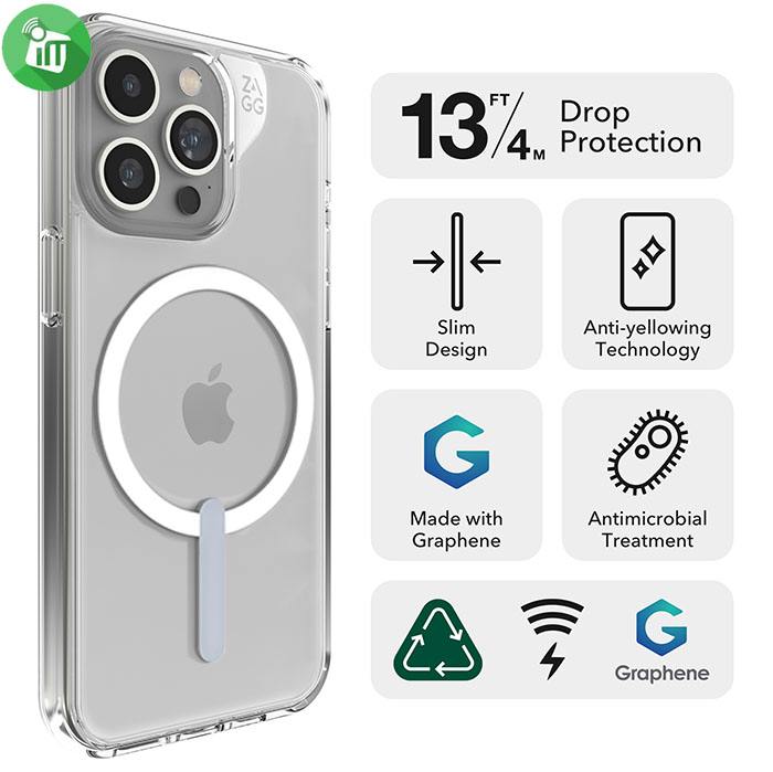 Zagg Crystal Palace Snap Case iPhone 15 Pro