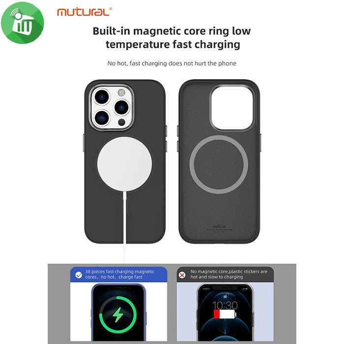 mutural Pure Series Magnetic Hard Case iPhone 15 Pro