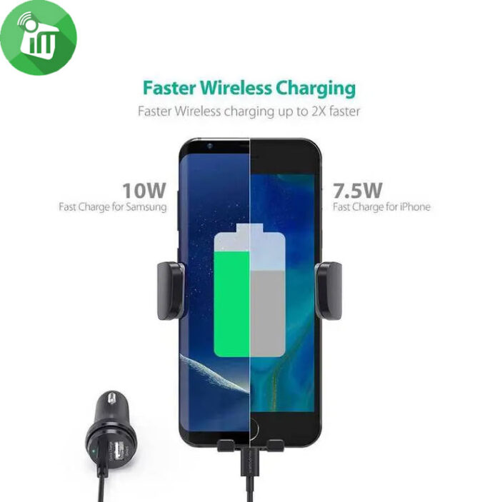 RAVPower RP-SH014 10W Wireless Charging Car Holder