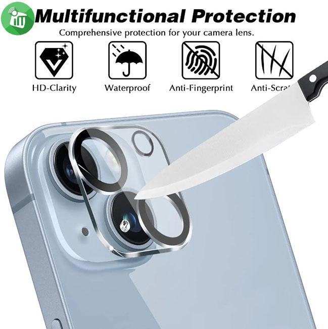 Vmax 3D Camera Lens Glass Screen For Back Camera iPhone 15/15 Plus