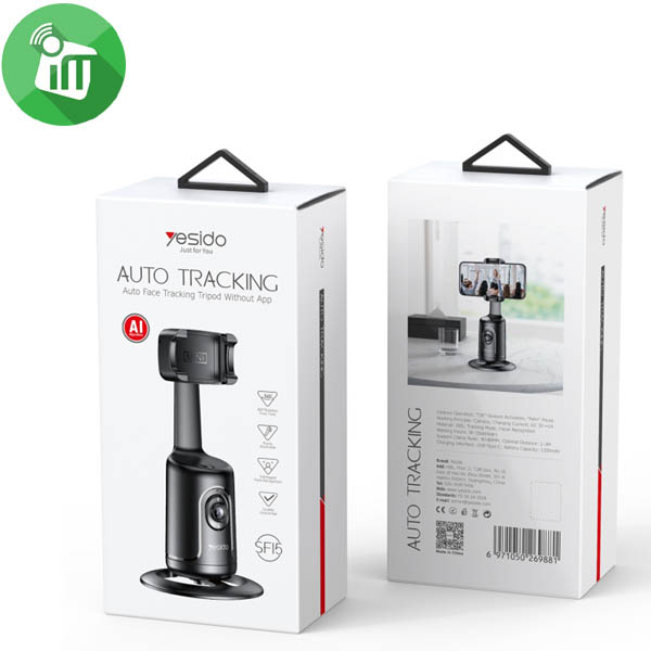 Yesido SF15 Auto Face Tracking Tripod 360 Degree
