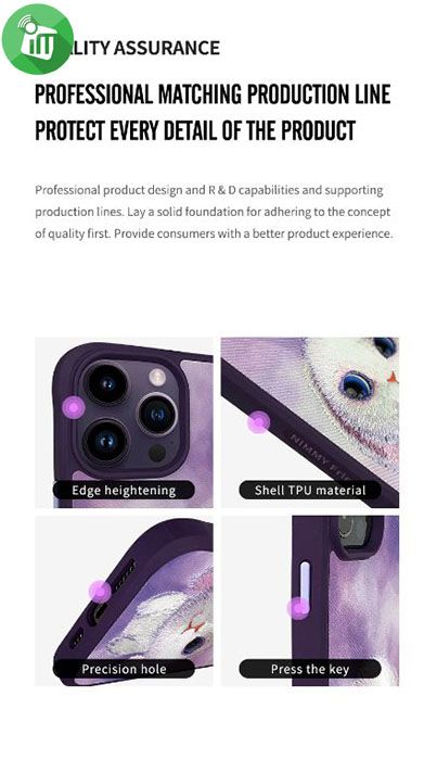 Nimmy Big Eyes Cute Pets Series Hard Case For iPhone 15 Pro Max 