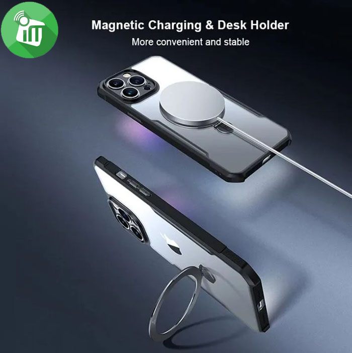 Xundd Beatle MagSafe Holder Series Lens Protection Case For iPhone 15 Plus