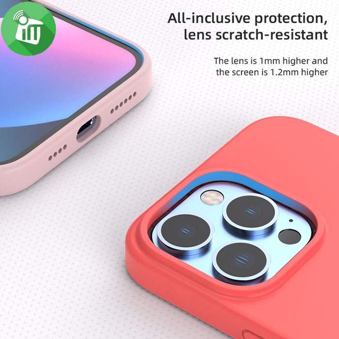 mutural Liquid Silicone Case For iPhone 15 Pro