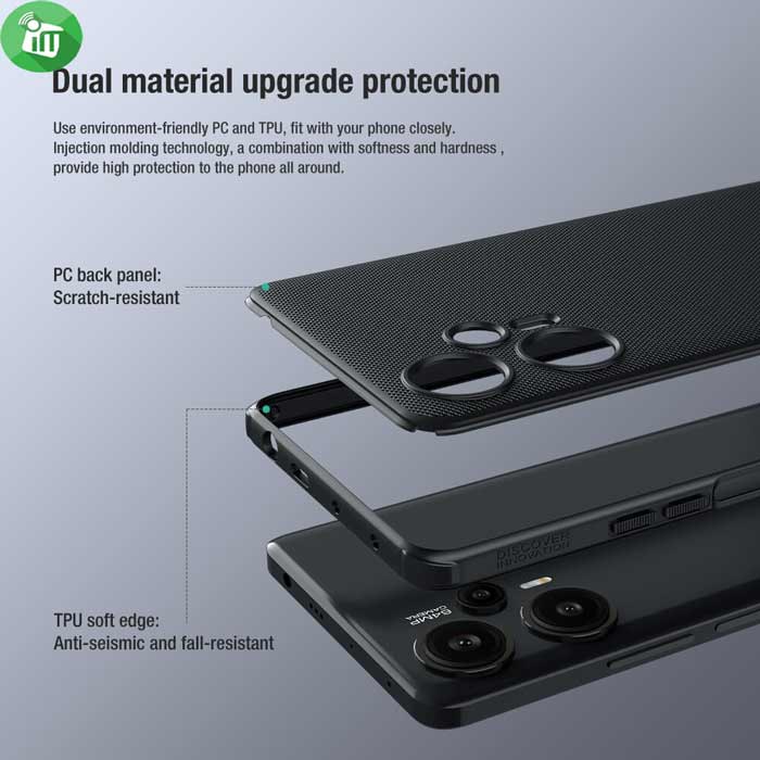 Nillkin Super Frosted shield Pro Case Xiaomi Poco F5Redmi Note 12 Turbo