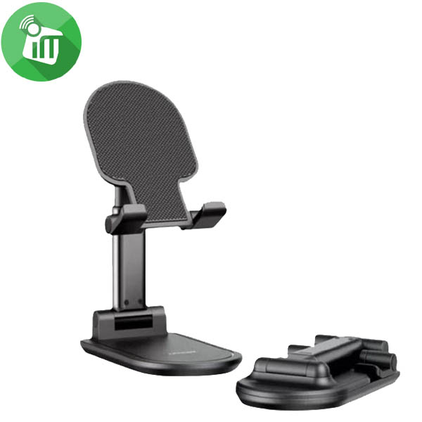 Yesido C85 Mini Folding Metal Desktop Stand Holder سايدو C85 حامل سطح مكتب صغير قابل للطي من سبائك الألومنيوم قابل للتعديل حامل للهاتف المحمول والكمبيوتر اللوحي عالي الجودة، من يسيدو