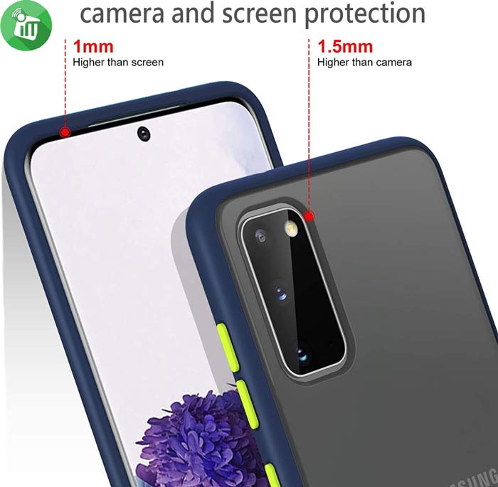 Hybrid Matte Hard Case Samsung Galaxy S20